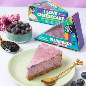 Blueberry Cheesecake Slice