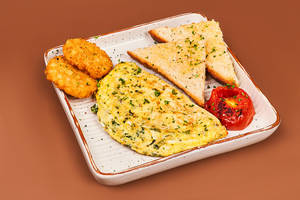 Spinach Omelette Toast