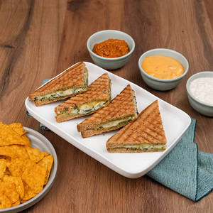 Spinach Corn Cheese Sandwich