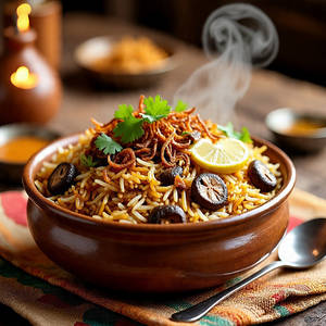 Mushroom Biryani