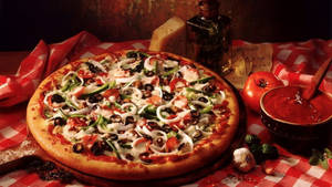 Schezwan Chicken Pizza