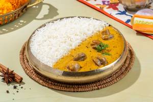 Mushroom Masala Rice Bowl