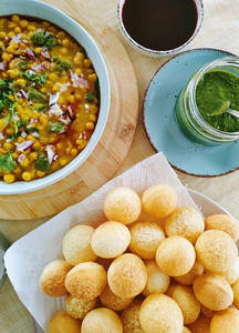 Ragda Pani Puri [5pcs]
