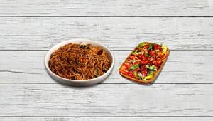 Veg 5 Spice Noodle + Paneer Classic Chilly