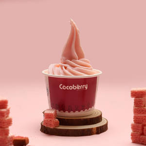 Strawberry Frozen Yogurt (without Toppings)