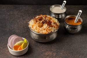 Mushroom Dum Biryani