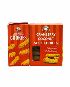 Cranberry Coconut Stick Cookies