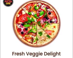 Fresh Veggie Delight Pizza