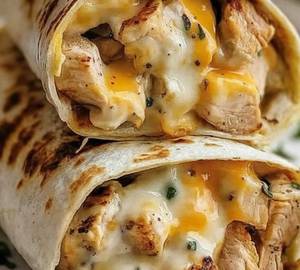 Cheese Garlic Chicken Wrap