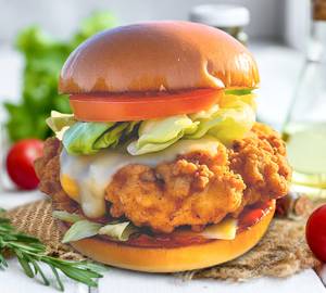 Classic burger chicken