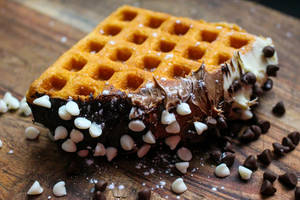 Tripple Chocolate Waffle