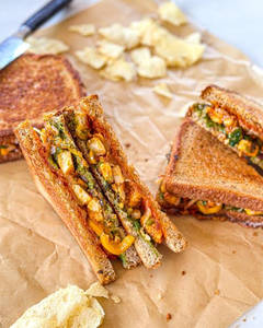 Spicy Paneer Sandwich