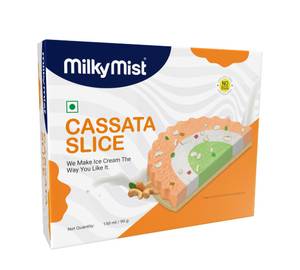 Cassata Slice - Orange F&N And Pista - 150Ml