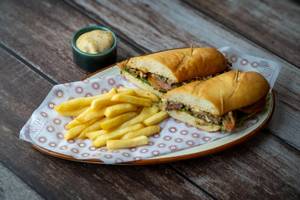 Grilled Mustard Buff Sandwich