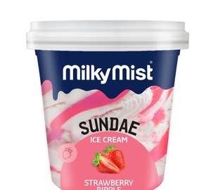 Sundae Ice Cream - Strawberry - 125Ml