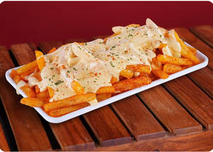 Cheesy Italian Peri Peri Fries