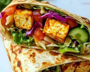 Protein-packed Broccoli & Paneer Gourmet Wrap