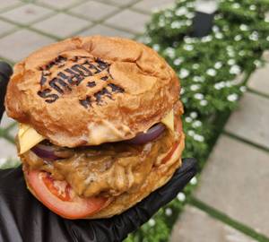 Veg Paneer Jamaican Burger