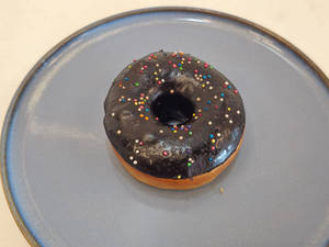 Dark Chocolate Glaze Donut