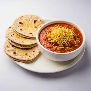 Sev Tamatar Fish 3 Roti