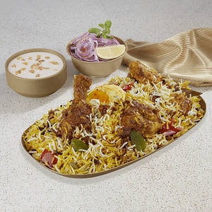 Kolkata Special Chicken Biryani - 2pcs Large