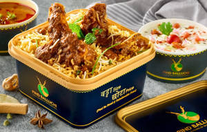 Mutton Biryani (Served with Raita)