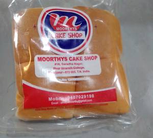 Plain Bun 1 Pkt [4Pc]