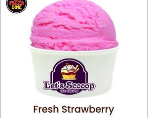 Fresh Strawberry Ice Cream (20 Gms) (1 Scoop)