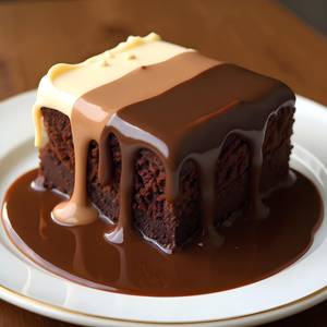 Brownie with Triple Chocolate Sauce  ( Buy 1 Get 1 Free )