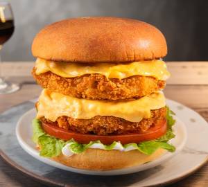 Ob Double Chicken Burger
