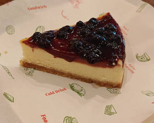 Blueberry Baked Cheesecake