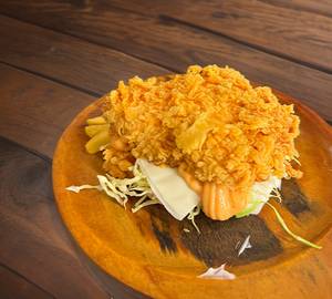 Smoked Tandoori Monster Chicken Burger