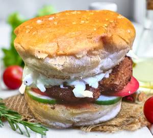 Veg burger aloo tikki