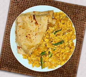 Chapati With Egg Bhurji