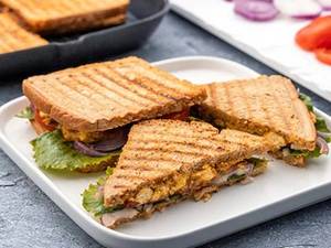 Grilled Paneer Club Sandwich