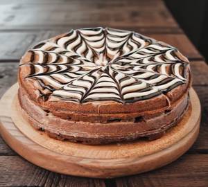 Death By Chocolate Waffle Cake (Double Layer)