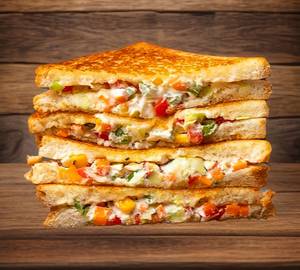 Veg cheese sandwich grill