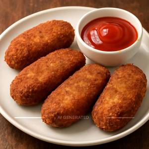 Railway Mutton Cutlets (4 Pieces) (250 Gms)