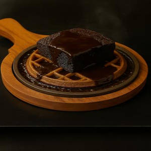 Waffle Brownie Sundae