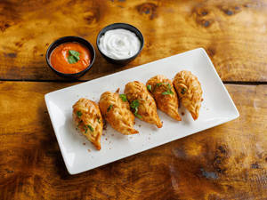Veg peri peri fried momos [10 pieces]