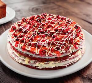 Berry Red Velvet Waffle Cake (Double Layer)