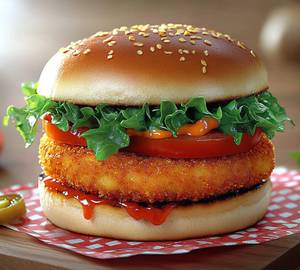 Classic chicken burger