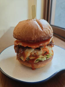 Sriacha Flip Chicken Burger