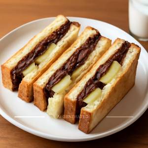 Chocolate pineapple mix sandwich [3 slice]