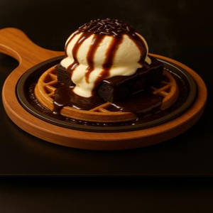 Hot Fudge Brownie Sundae