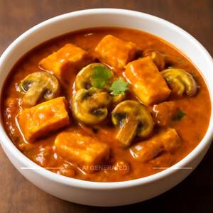 Mushroom paneer masala
