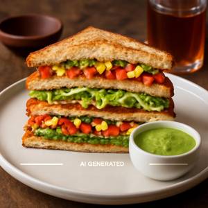 Mexican club sandwich