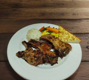 Garlic Honey Oink Ribs (steaks)