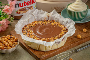 Nutella Burnt Basque Cheesecake