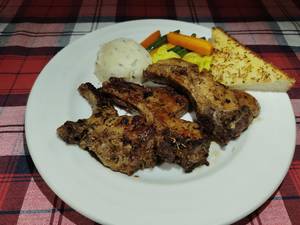 Oink Ribs Salisbury (steaks)